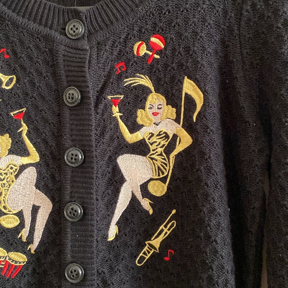 Embroidered Cardigan - Picture 3 of 6